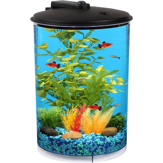 360 Aquarium with LED Lighting  for a Variety of Tropical Fish