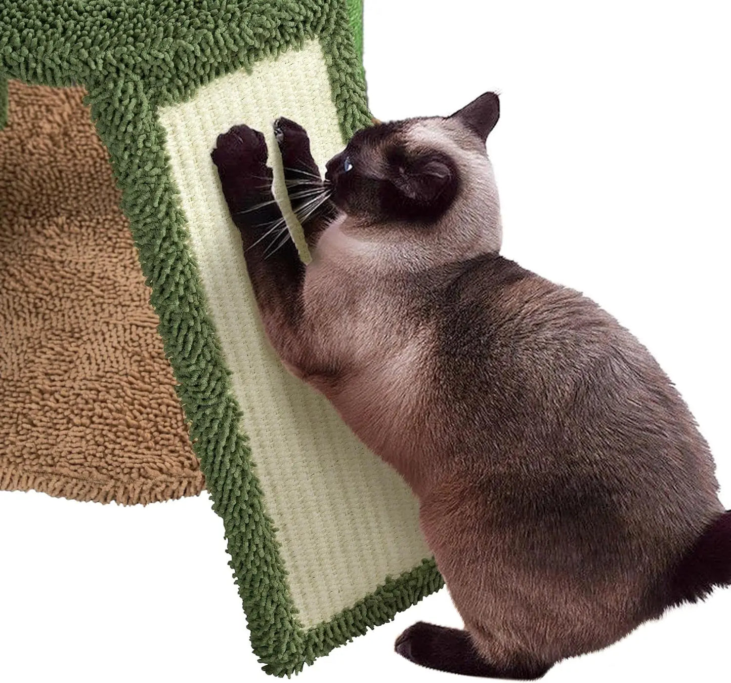 Cactus Cat Tree, 42in Cat Tower for Indoor, Multi Level Condo Scratching Post, Activity Center w/Ball, Plush Perch