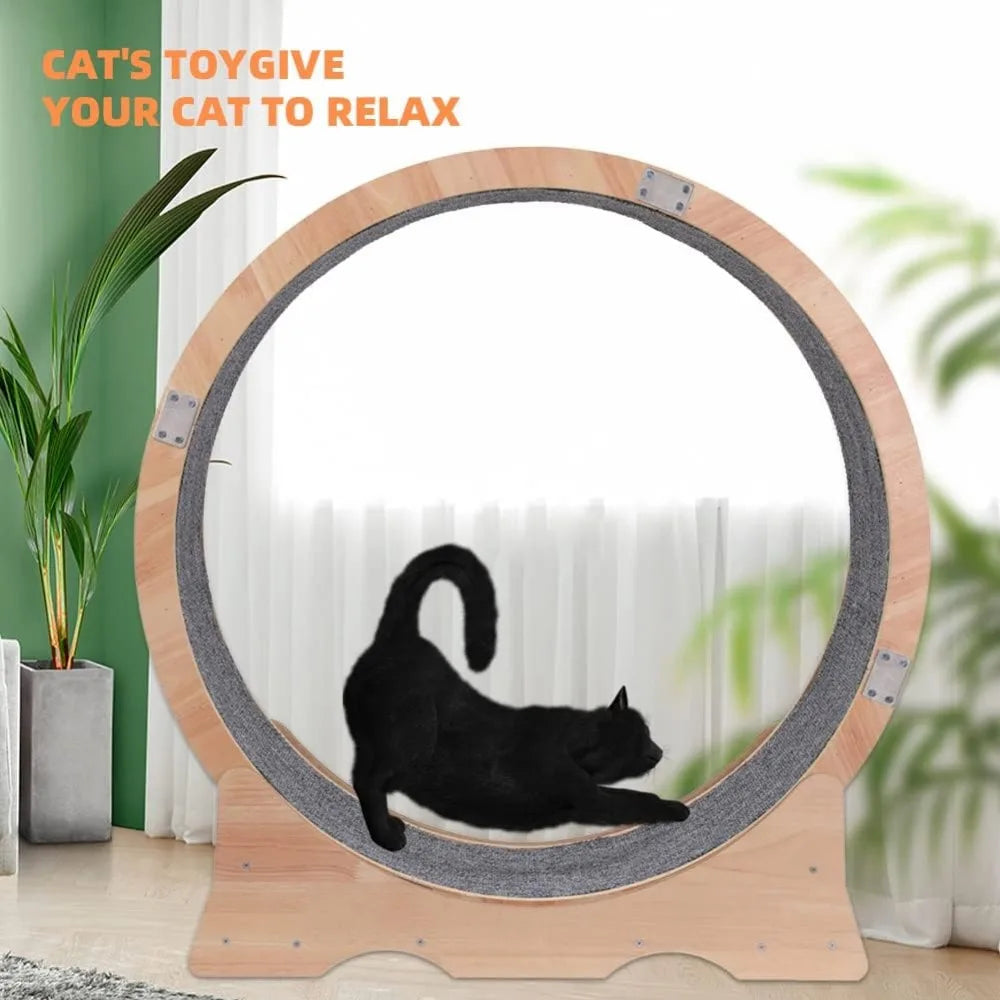 Cats Loss Weight Device (Large)  Exercise Wheel Toys for Cats Home