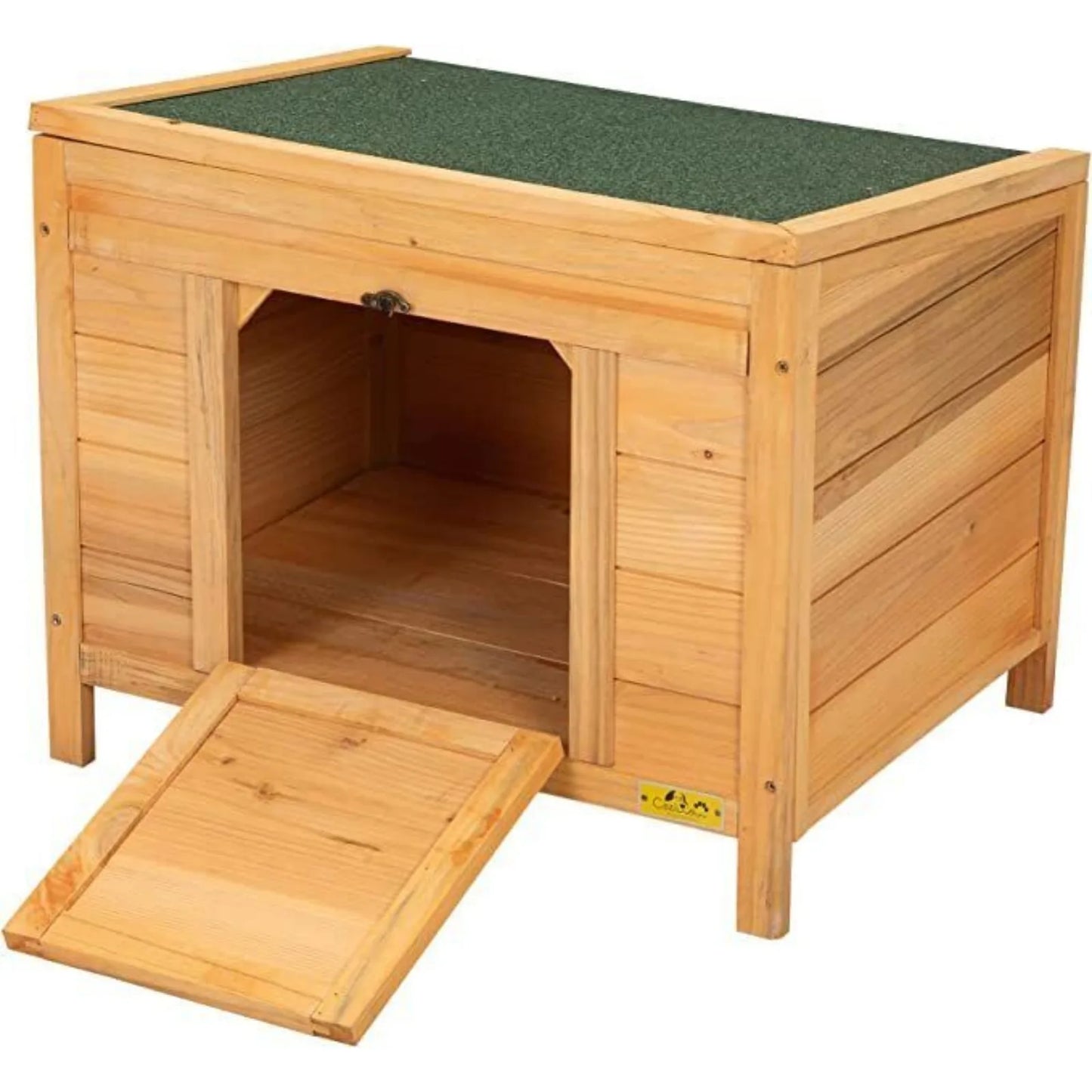 US 24 inch rabbit cage, wooden with asphalt  roof, small animal house-