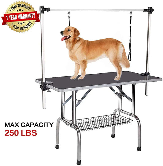 36"/46" Professional Dog Pet Grooming Table Adjustable Heavy Duty Portable