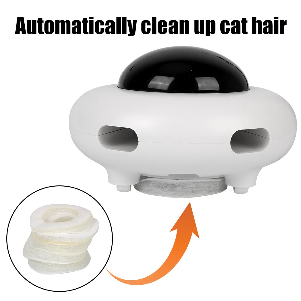 Electric Cat Toy Interactive Pet Supplies UFO Pet Turntable Entertainment Toys