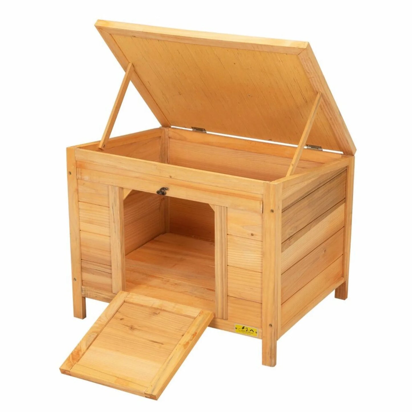 US 24 inch rabbit cage, wooden with asphalt  roof, small animal house-