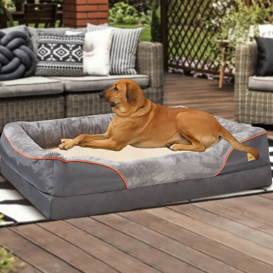 L XL 2XL 3XL Dog Bed Super Soft Orthopedic Foam Sleeping Mat Cotton-padded  Removable Cover