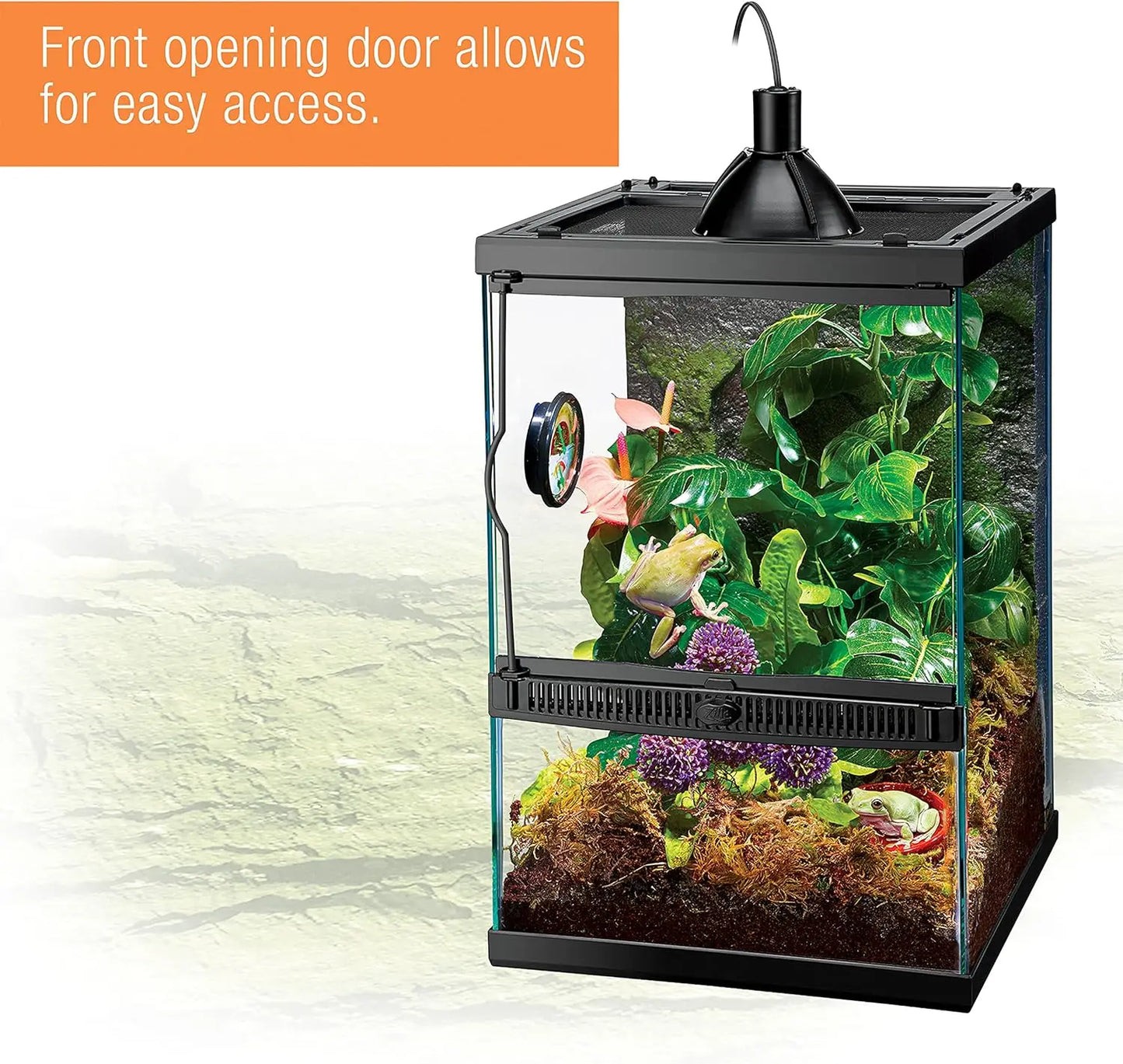 Tropical Vertical Habitat Starter Kit for Small  Reptiles & Amphibians Like Geckos and Frogs 11 GAL